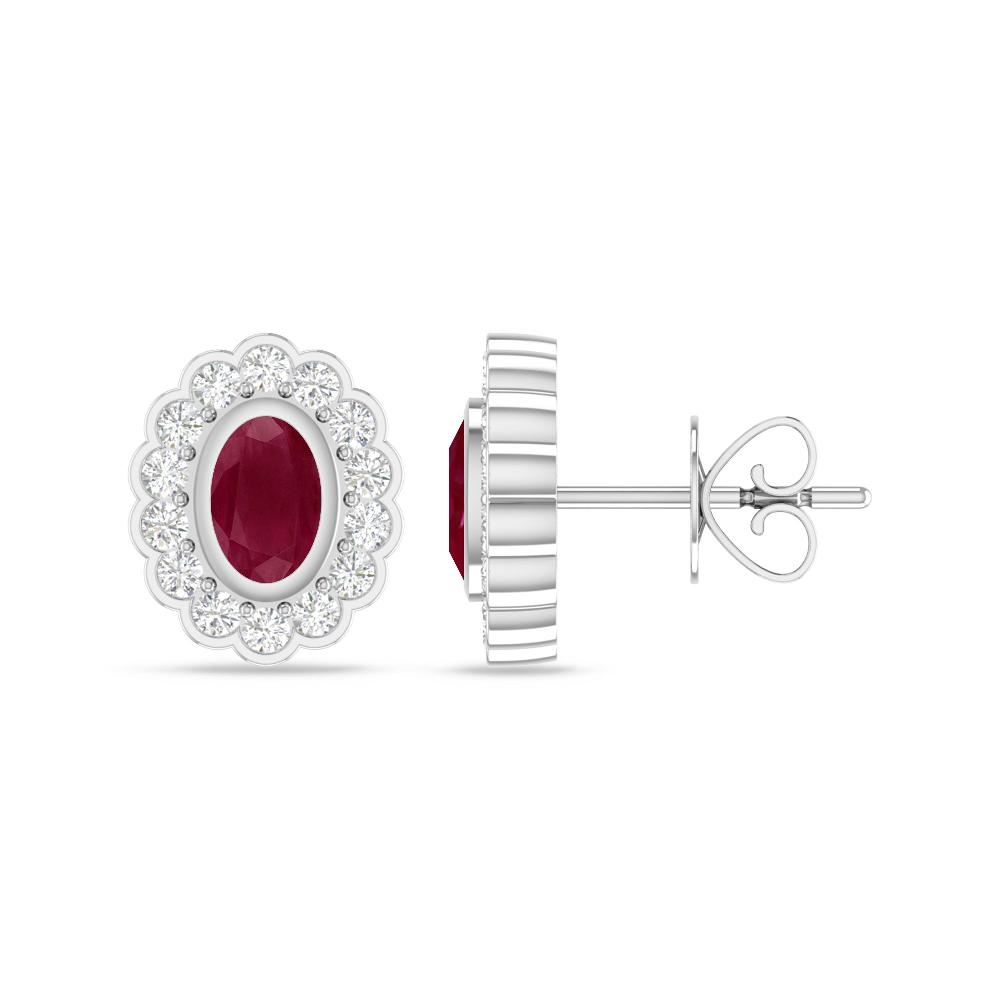 White Gold - Ruby